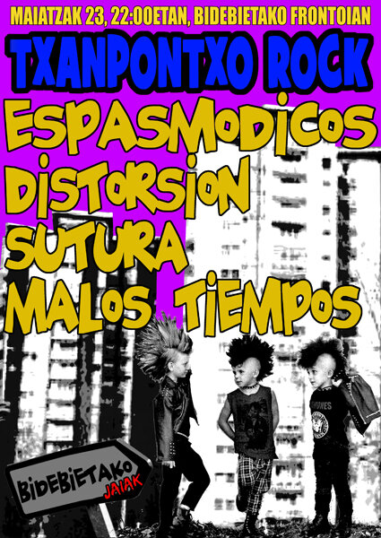 23 MAY ESPASMODICOS, DISTORSION, MALOS TIEMPOS, SUTURA